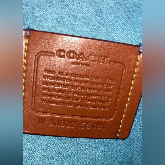 COACH Floral Print Coach Highline Tote Slate/Silver One Size - Picture 16 of 16